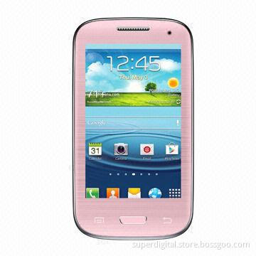 Touch Screen Mobile Phone with Dual-SIM, Quad-band, Supports Bluetooth GRPS, Wi-Fi, TV and Camera
